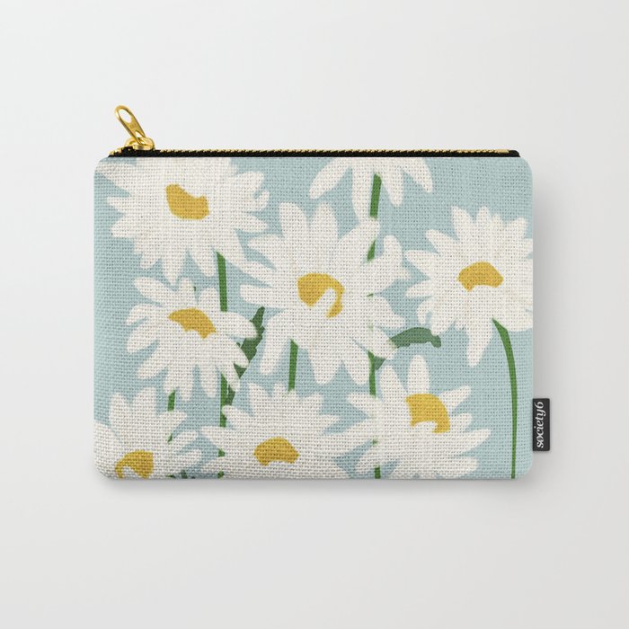 Flower Market - Oxeye daisies Carry All Pouch Gallery Image 1