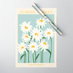 Flower Market - Oxeye daisies Wrapping Paper Gallery Image 1