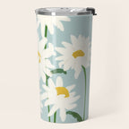 Flower Market - Oxeye daisies Travel Mug Gallery Image 2
