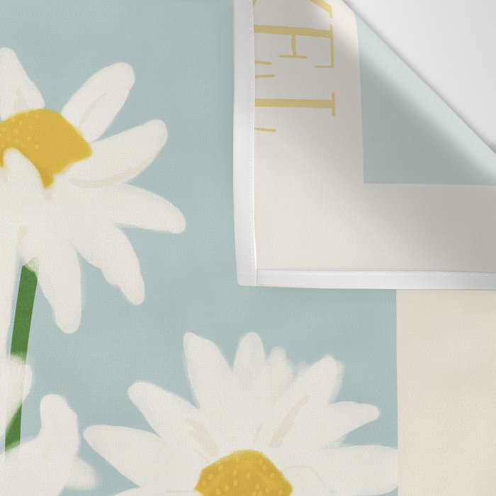 Flower Market - Oxeye daisies Wall Tapestry Gallery Image 3
