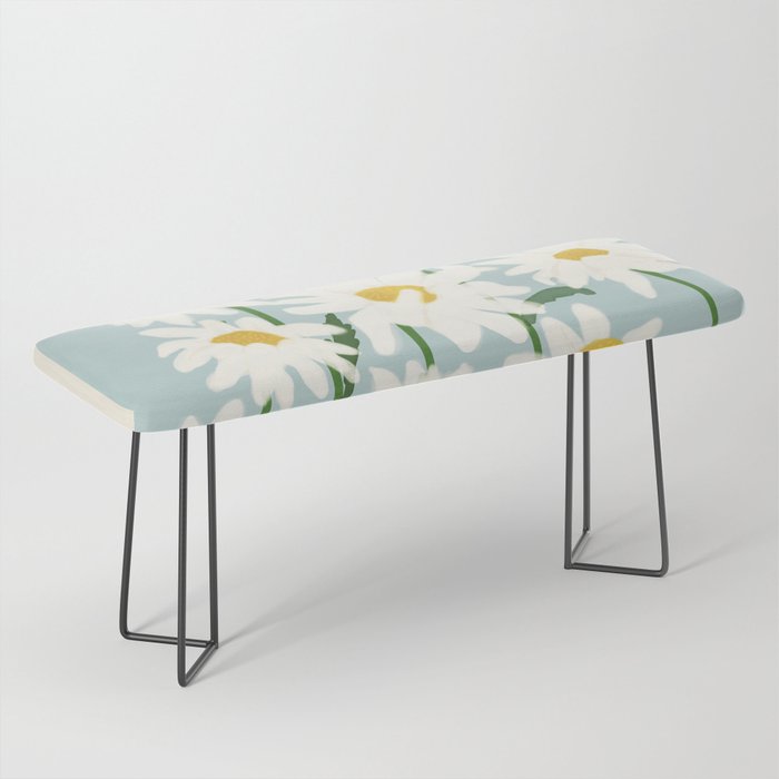 Flower Market - Oxeye daisies Bench Gallery Image 1