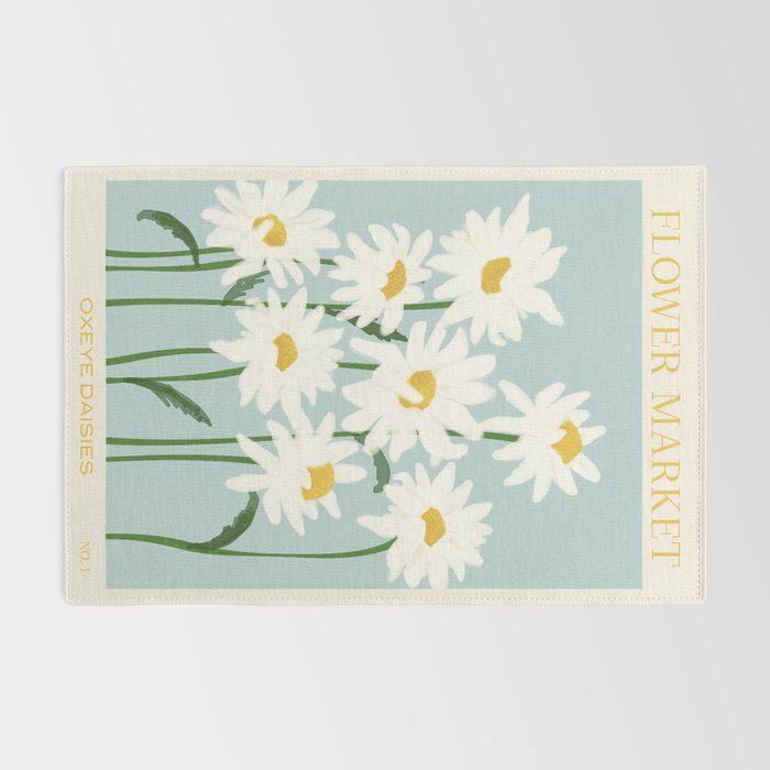 Flower Market - Oxeye daisies Rug Gallery Image 2