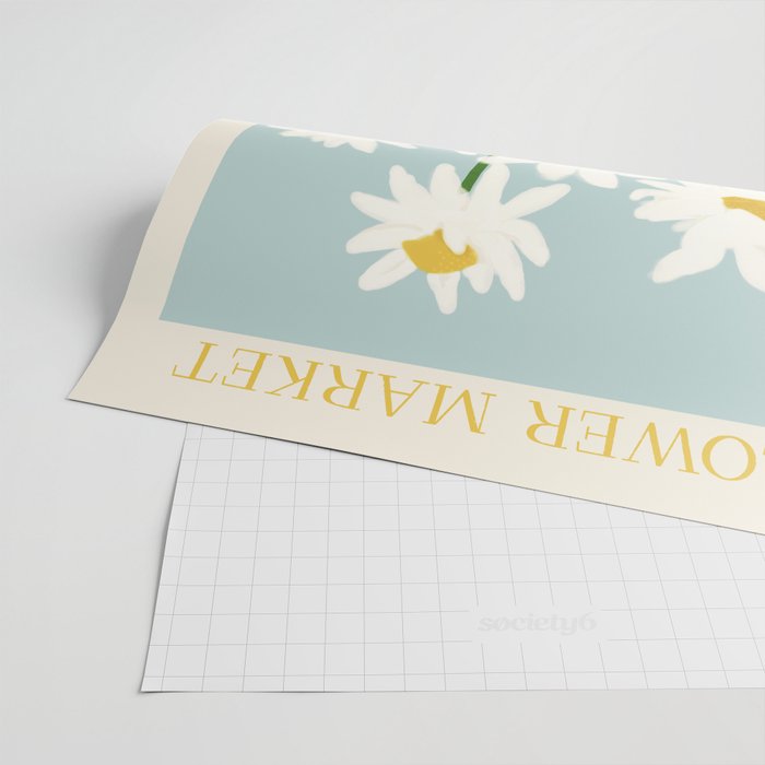 Flower Market - Oxeye daisies Wrapping Paper Gallery Image 2