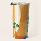 Seaside Surf Retreat Tropical Landscape / Villa Series Travel Mug Gallery Image 3