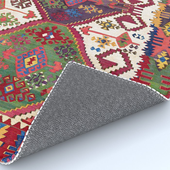 Adana Kilim South East Anatolia Antique Tribal Rug Print Rug Gallery Image 4