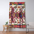 Adana Kilim South East Anatolia Antique Tribal Rug Print Window Curtain Gallery Image 5