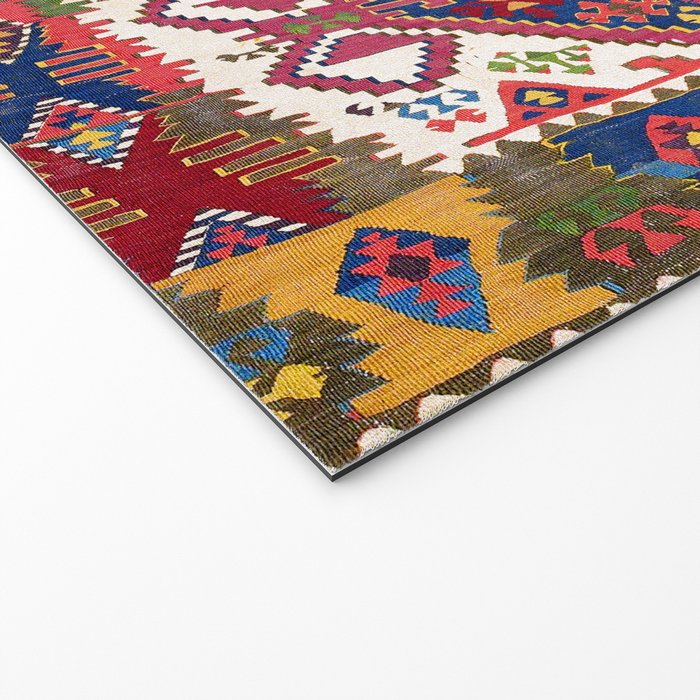 Adana Kilim South East Anatolia Antique Tribal Rug Print Welcome Mat Gallery Image 2