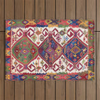 Adana Kilim South East Anatolia Antique Tribal Rug Print Outdoor Rug Gallery Image 1