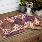 Adana Kilim South East Anatolia Antique Tribal Rug Print Outdoor Rug Gallery Image 2