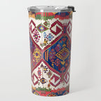 Adana Kilim South East Anatolia Antique Tribal Rug Print Travel Mug Gallery Image 2