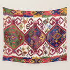Adana Kilim South East Anatolia Antique Tribal Rug Print Wall Tapestry Gallery Image 4