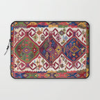 Adana Kilim South East Anatolia Antique Tribal Rug Print Laptop Sleeve Gallery Image 1
