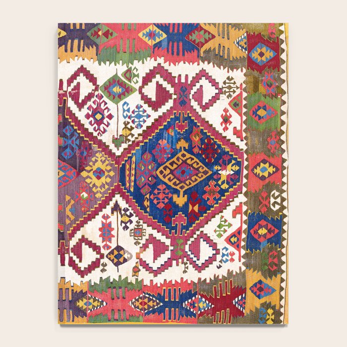 Adana Kilim South East Anatolia Antique Tribal Rug Print Notebook Gallery Image 4