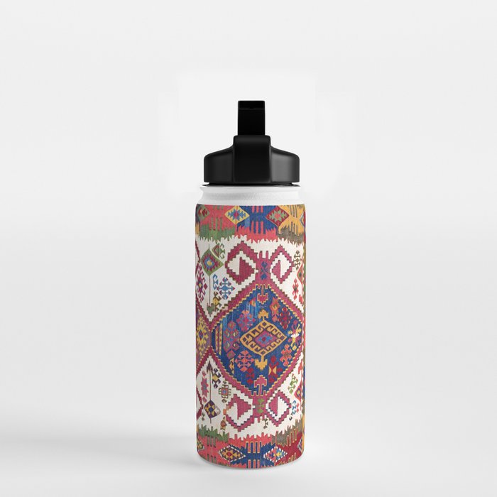 Adana Kilim South East Anatolia Antique Tribal Rug Print Water Bottle Gallery Image 2