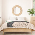 Swan in Flowers Duvet Cover Gallery Image 3