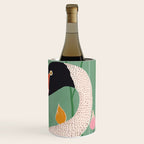 Swan in Flowers Wine Chiller Gallery Image 1
