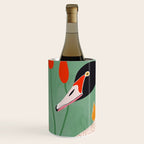Swan in Flowers Wine Chiller Gallery Image 2