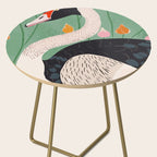 Swan in Flowers Side Table Gallery Image 2