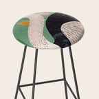 Swan in Flowers Stool Gallery Image 2