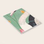 Swan in Flowers Notebook Gallery Image 3