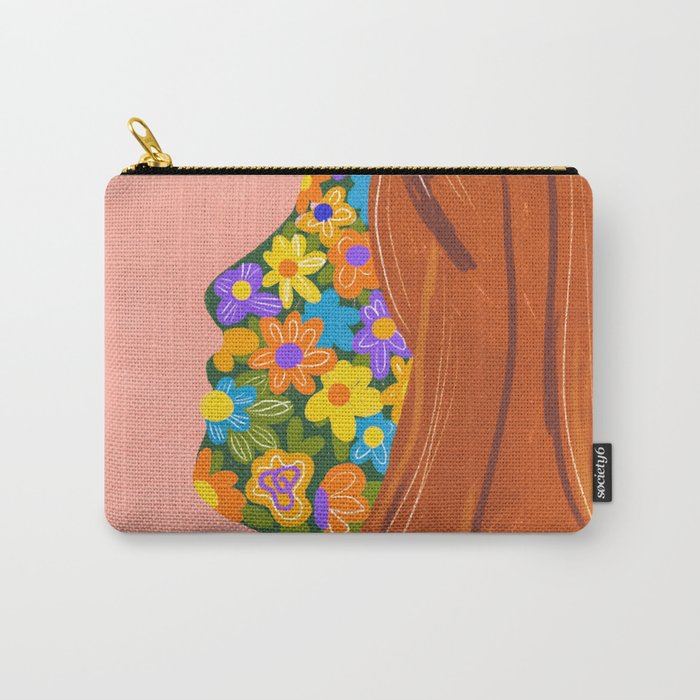 Made of flowers Carry All Pouch Gallery Image 1
