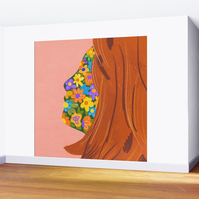 Made of flowers Wall Mural Gallery Image 2