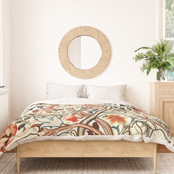 William Morris Floral Acanthus Duvet Cover Gallery Image 3