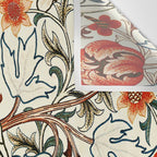 William Morris Floral Acanthus Wall Tapestry Gallery Image 3