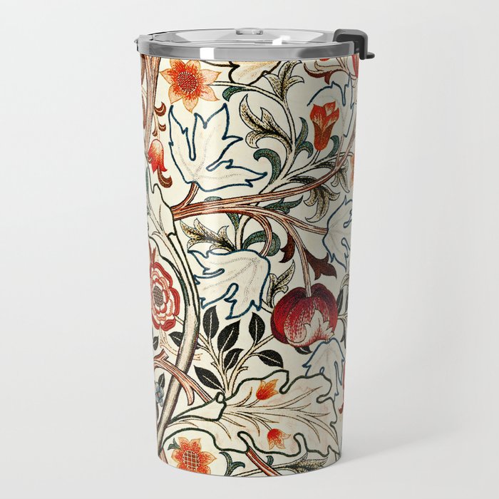 William Morris Floral Acanthus Travel Mug Gallery Image 2
