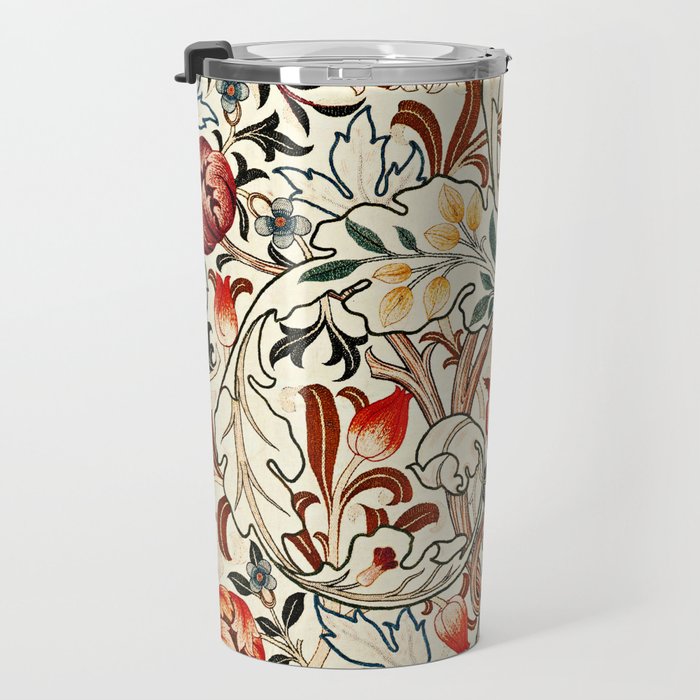William Morris Floral Acanthus Travel Mug Gallery Image 3