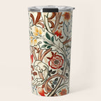 William Morris Floral Acanthus Travel Mug Gallery Image 1