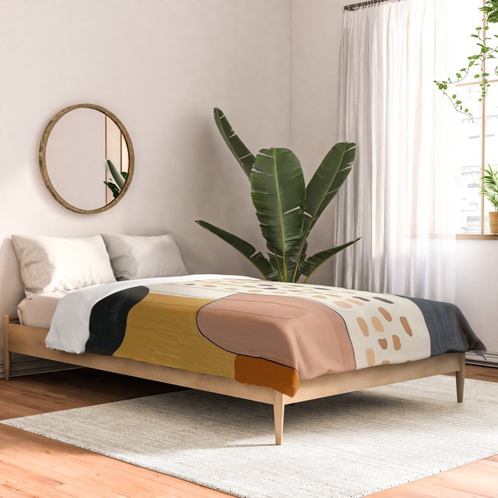 Abstract Shape Study Comforter Gallery Image 2