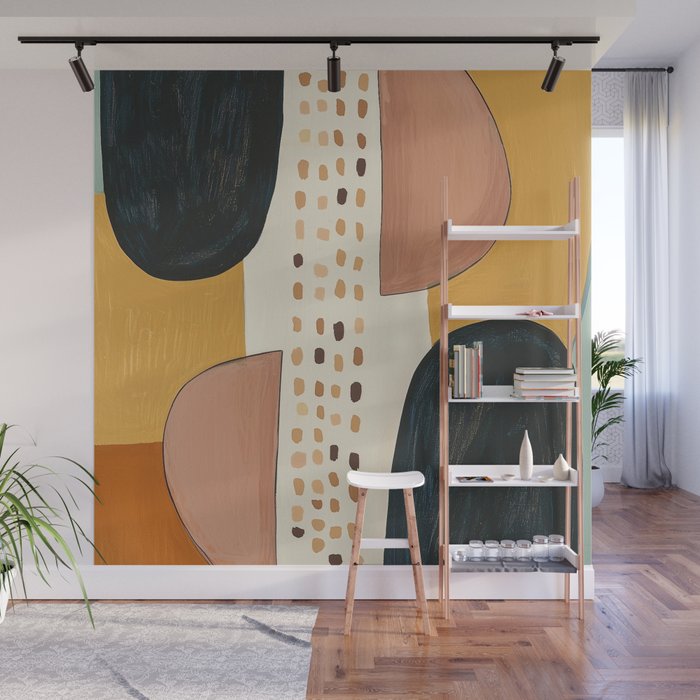 Abstract Shape Study Wall Mural Gallery Image 1