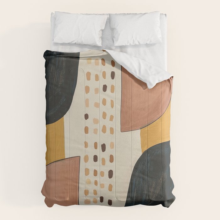 Abstract Shape Study Comforter Gallery Image 6