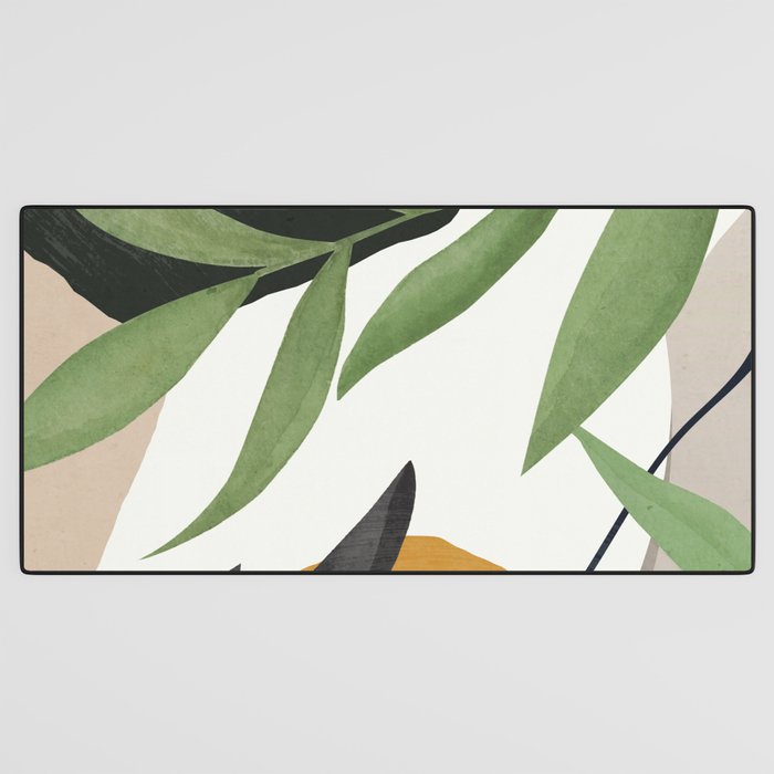 Abstract Art Tropical Leaves 39 Desk Mat Gallery Image 3