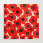 poppy 7 Wood Wall Art Gallery Image 1