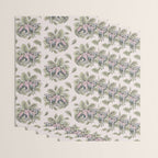 Parasaurolophus & Palms | Dinosaur Botanical Art Wrapping Paper Gallery Image 3
