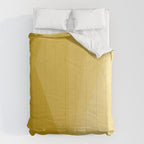 Geometric Triangles VIII Golden Yellow Comforter Gallery Image 6