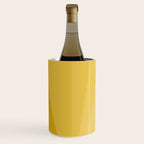 Geometric Triangles VIII Golden Yellow Wine Chiller Gallery Image 1
