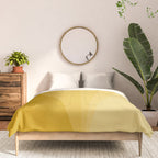 Geometric Triangles VIII Golden Yellow Comforter Gallery Image 3