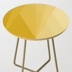 Geometric Triangles VIII Golden Yellow Side Table Gallery Image 2
