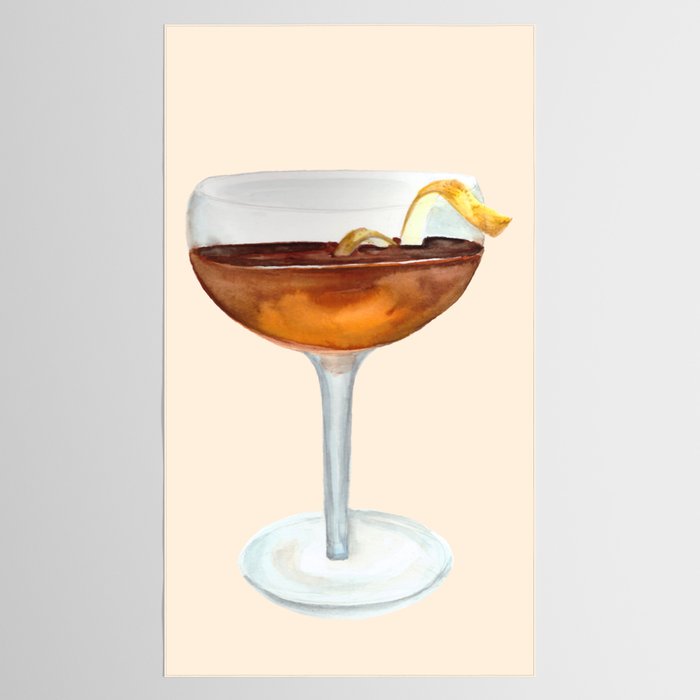 Espresso Martini: Retro Classic Cocktail 04 Tablecloth Gallery Image 2