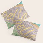 Bella / Beautiful Italy Beach Umbrellas - Aerial Italian Pillow Sham Gallery Image 3