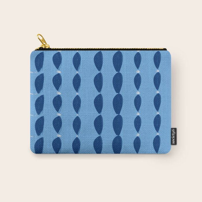 Plaits on Sky Blue  Carry All Pouch Gallery Image 1