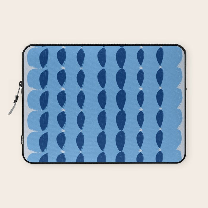 Plaits on Sky Blue  Laptop Sleeve Gallery Image 1