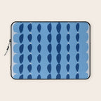 Plaits on Sky Blue  Laptop Sleeve Gallery Image 1