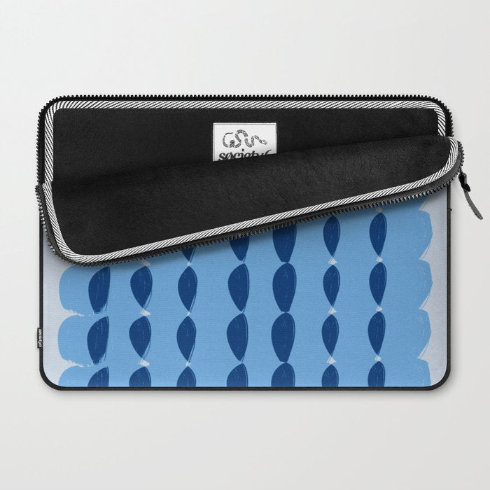 Plaits on Sky Blue  Laptop Sleeve Gallery Image 2