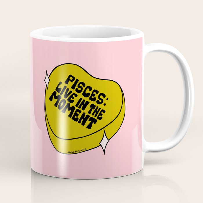 Pisces Conversation Heart Coffee Mug Gallery Image 1