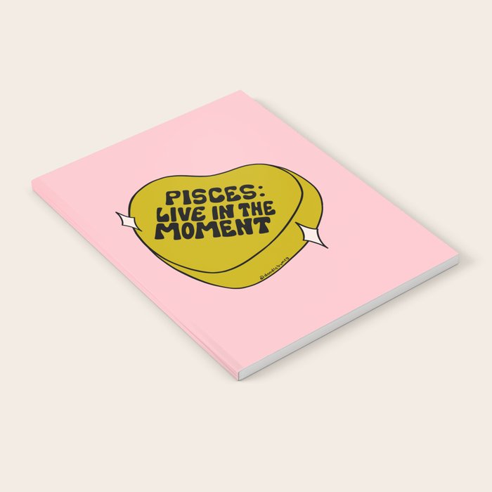 Pisces Conversation Heart Notebook Gallery Image 2