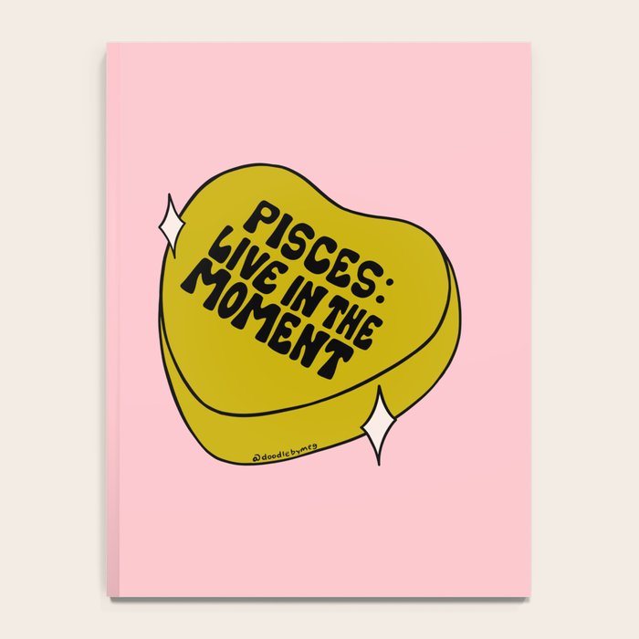 Pisces Conversation Heart Notebook Gallery Image 4